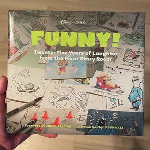 NEW Disney FUNNY! Twenty-Five Years of Laughter from the Pixar Story Room book